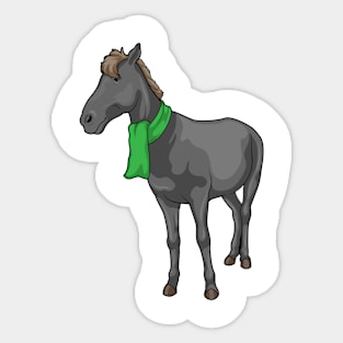 Horse Scarf Sticker